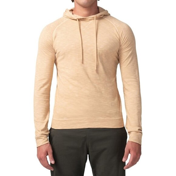 NEW Good Man Brand | Legend Slim Fit Pullover Hoodie in Warm Sand - Picture 2 of 11